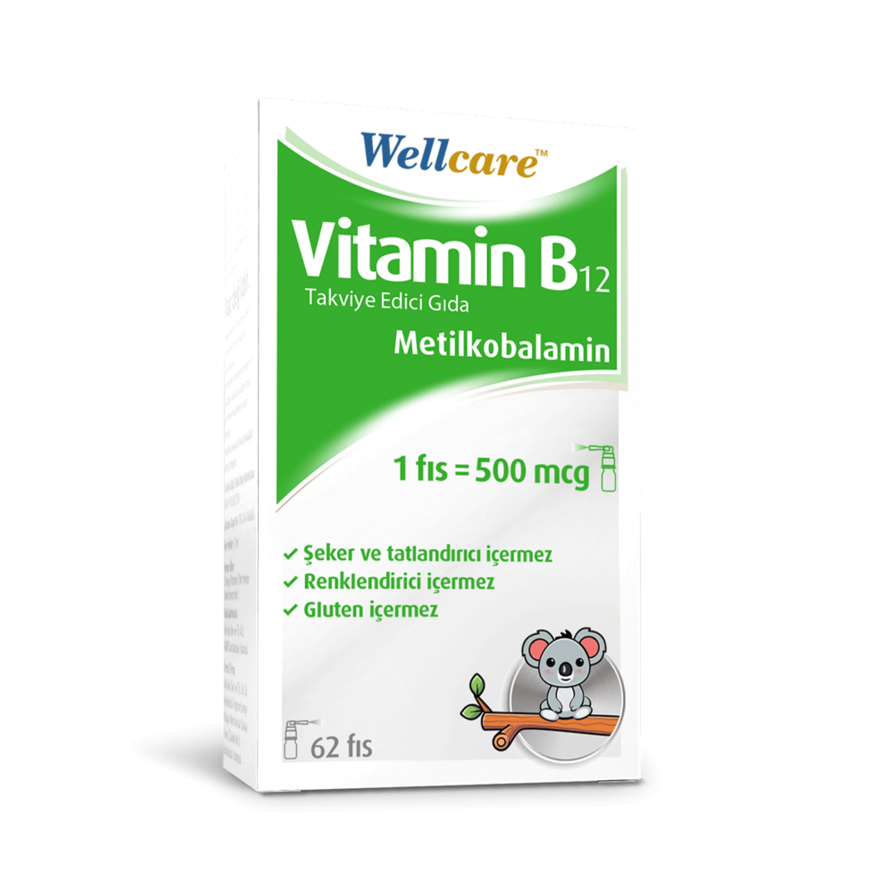 Wellcare Vitamin B₁₂ 500 mcg - Wellcare