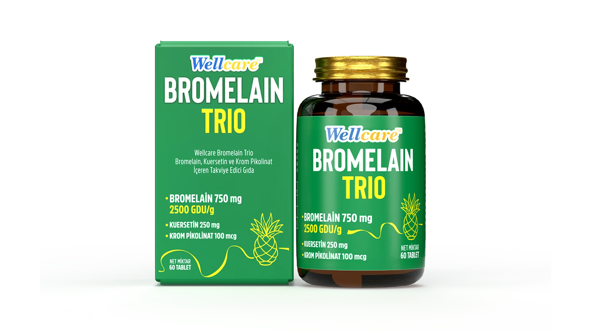 Wellcare Bromelain Trio