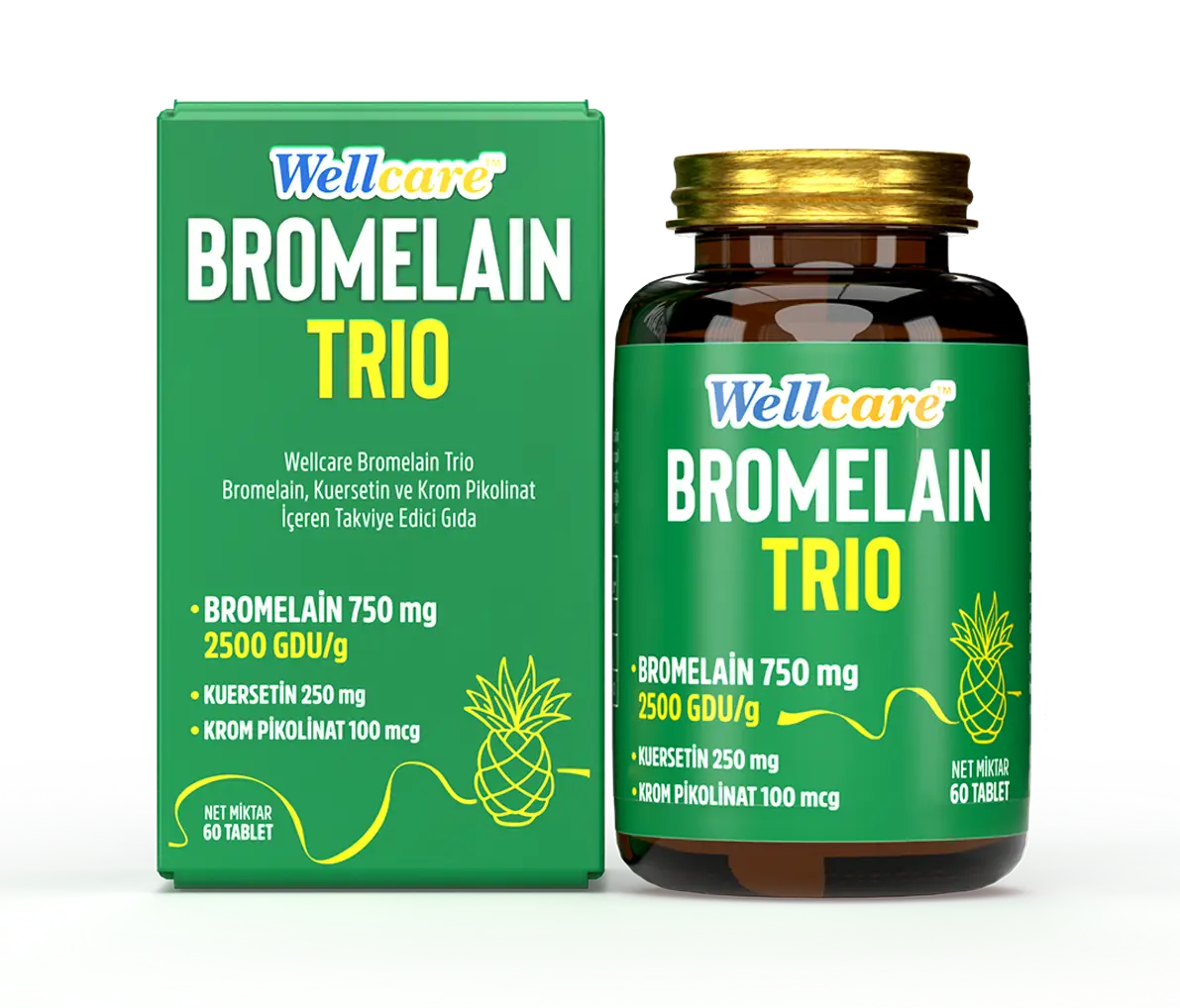 Wellcare Bromelain Trio