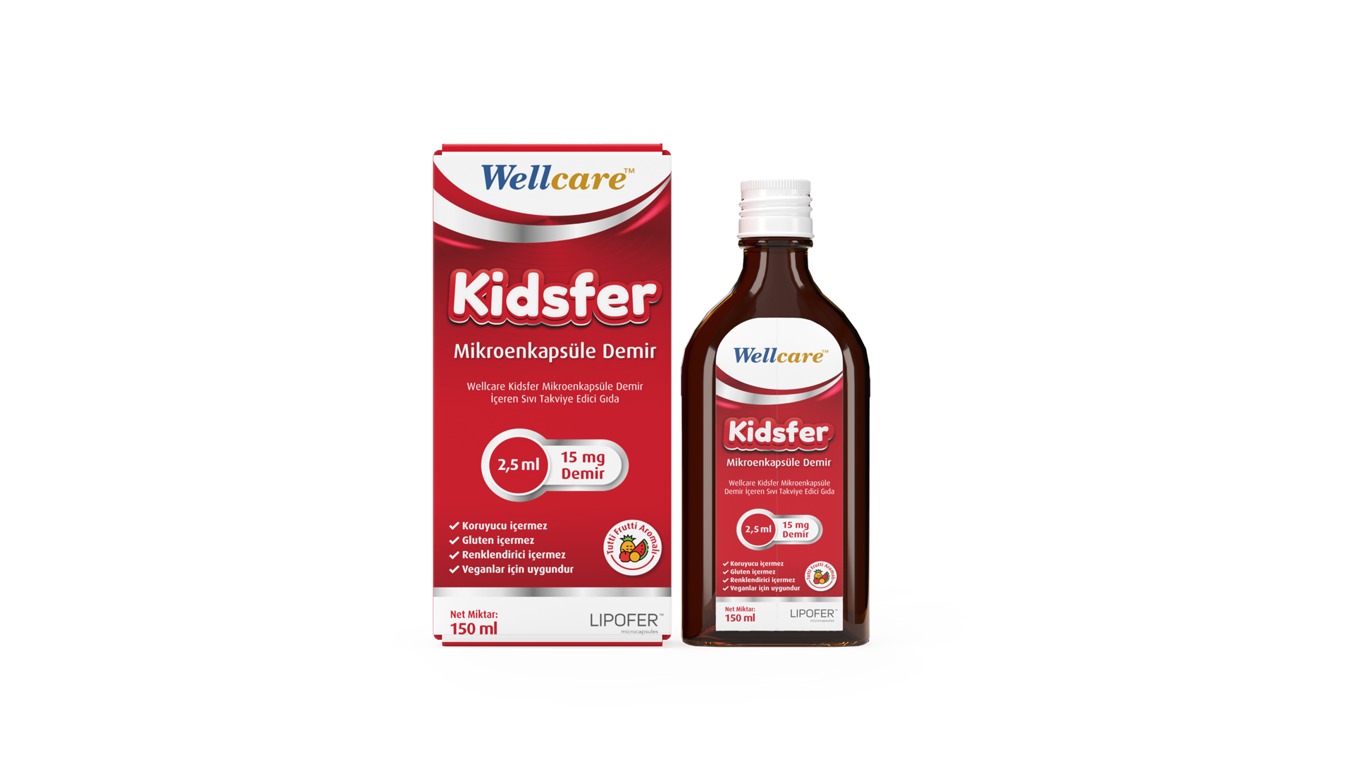 Wellcare Kidsfer Sıvı Takviye Edici Gıda